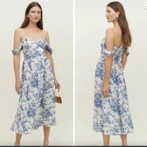 Reformation  Violet Dress in Pompadour, size 6, like new